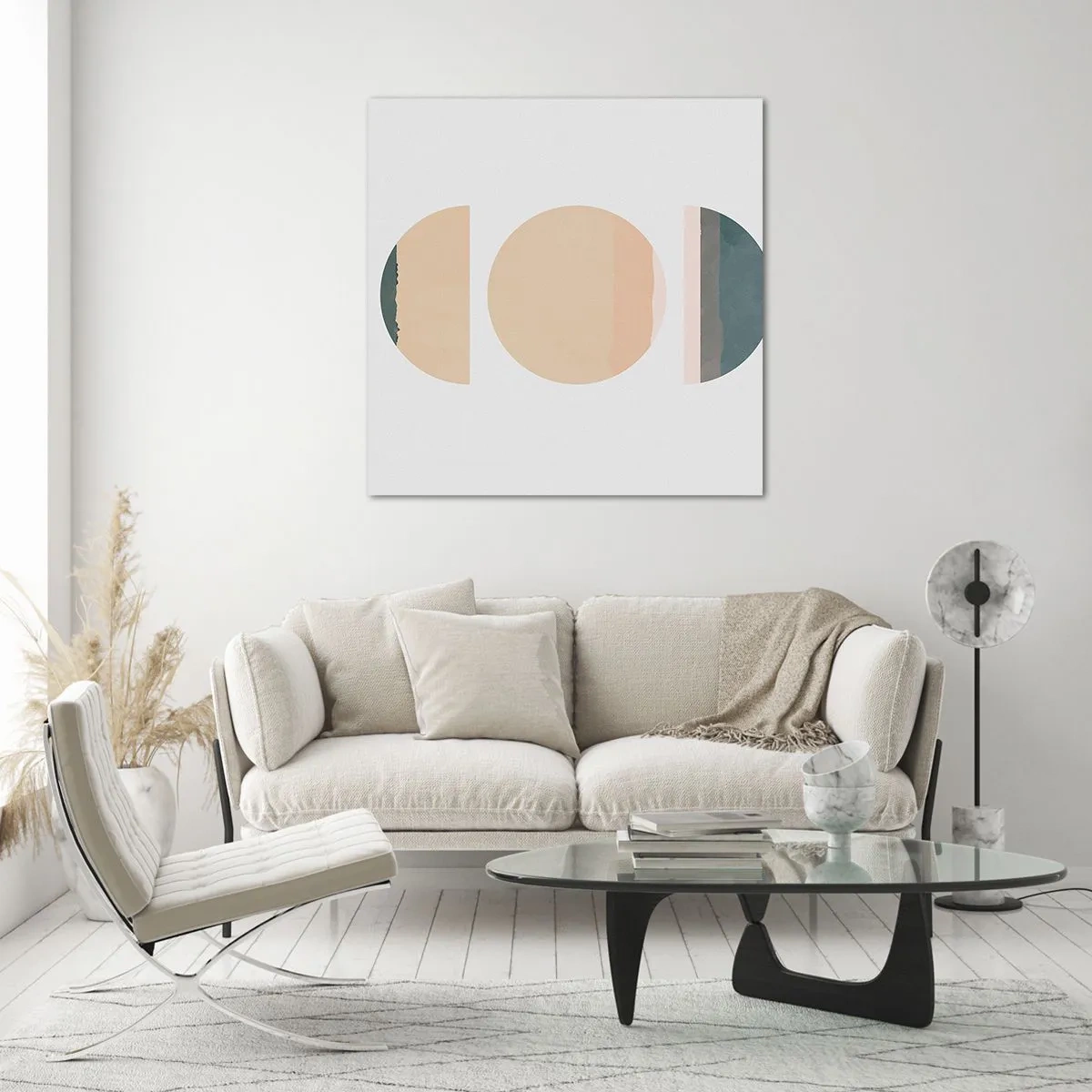 Impression sur verre - Image sur verre - Cercles après cercles - 40x40 cm