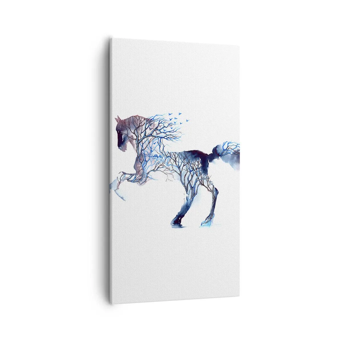 Impression sur toile - Image sur toile - Comme si la forêt avait bougé - 55x100 cm