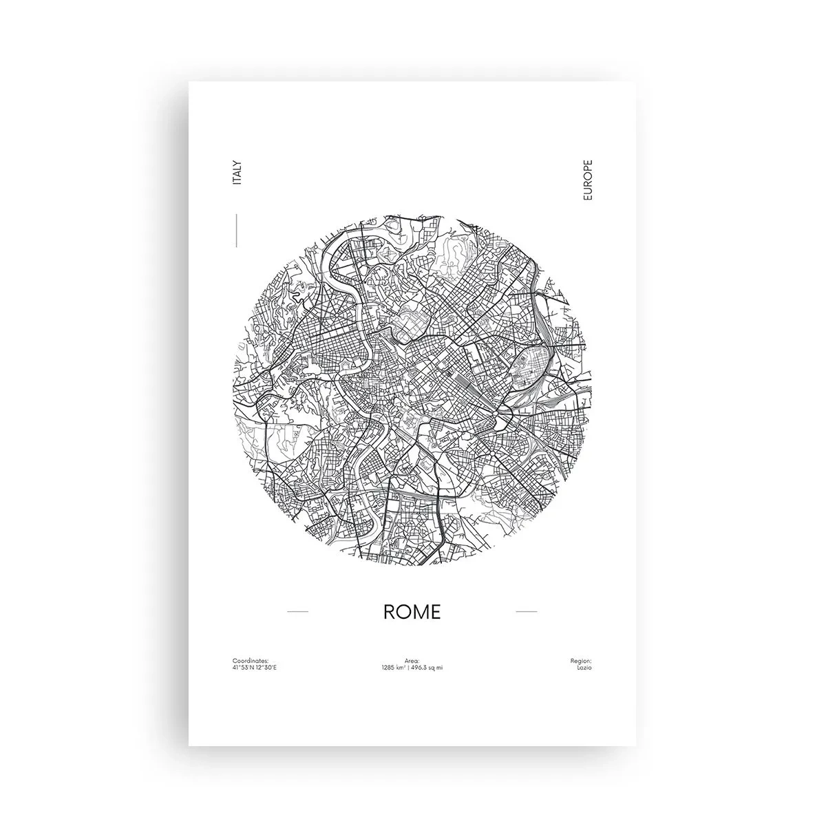 Affiche - Poster - Anatomie de Rome - 61x91 cm