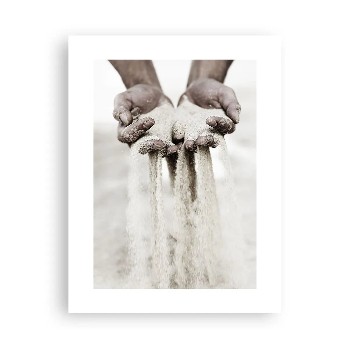 Affiche - Poster - Avec ces mains… - 30x40 cm