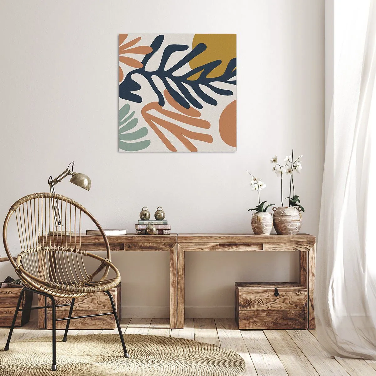 Impression sur toile - Image sur toile - Mers de corail - 30x30 cm