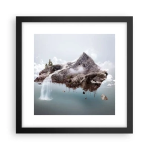 Affiche dans un cadre noir - Poster - L'oeil du surréaliste - 30x30 cm