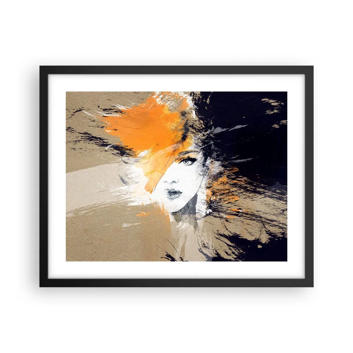 Affiche dans un cadre noir - Poster - Et la lumière fut - 50x40 cm