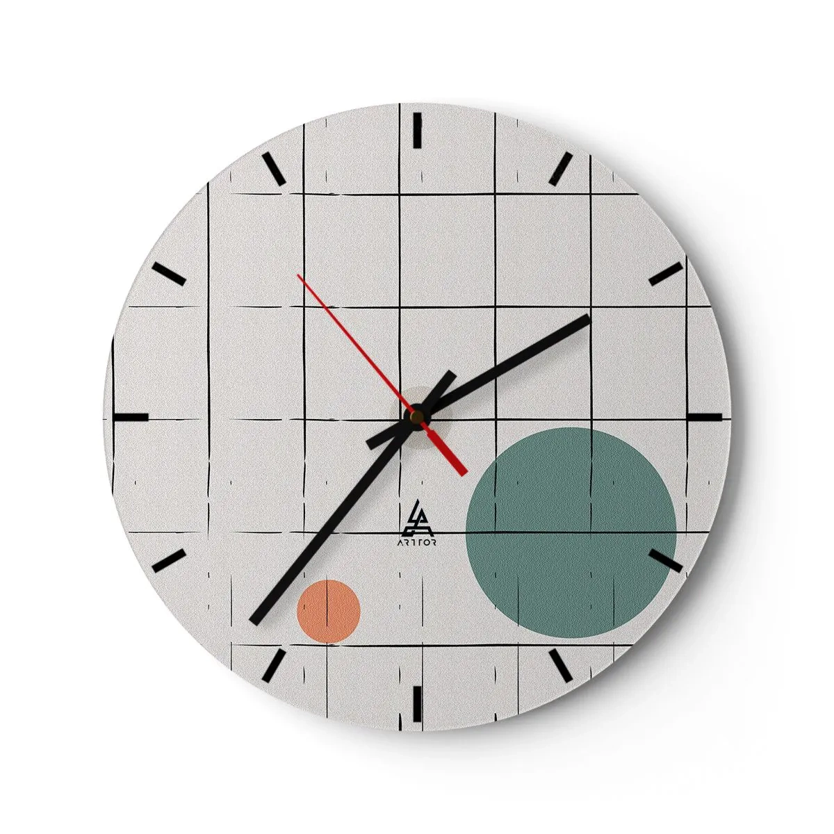 Horloge murale - Pendule murale - Piégé. Nous ou eux ? - 40x40 cm
