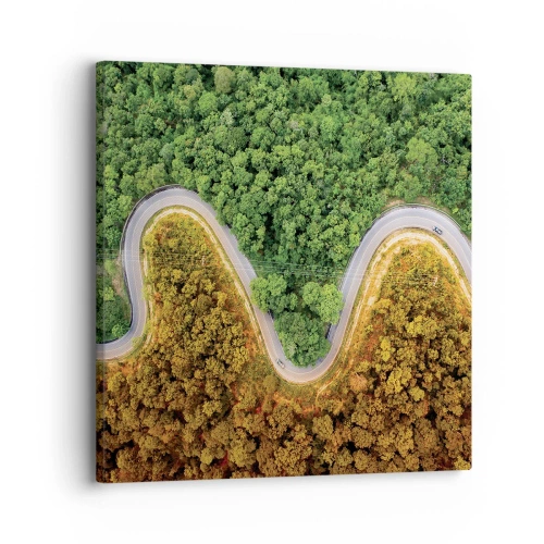 Impression sur toile - Image sur toile - Frontieres et differences - 30x30 cm