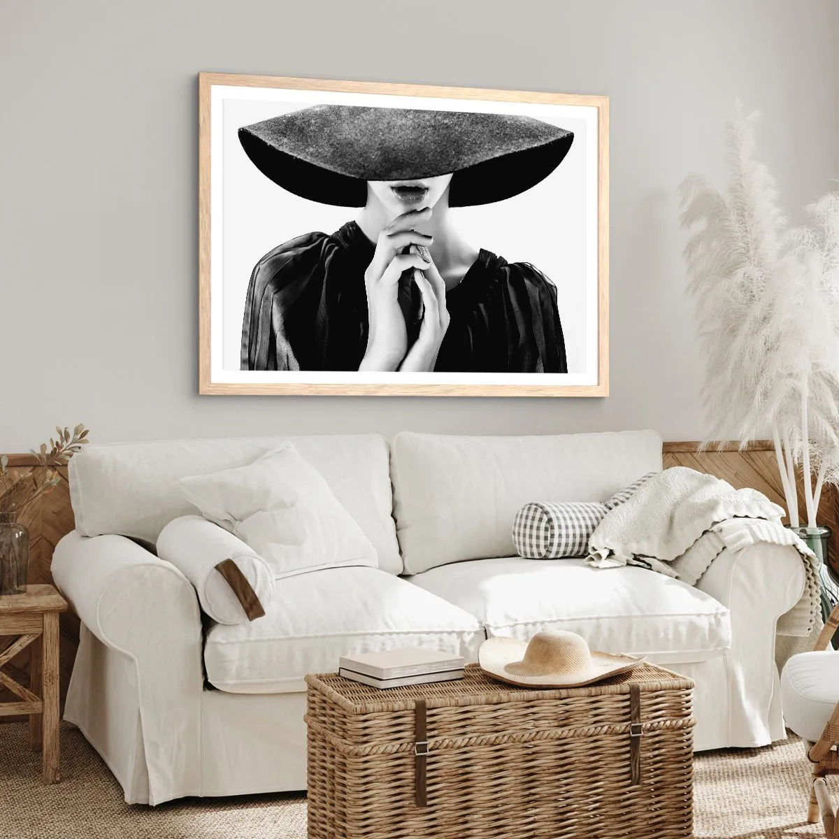 Affiche dans un chêne clair - Poster - Beauté cachée - 91x61 cm