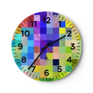 Horloge murale - Pendule murale - Tous différents, tous égaux - 30x30 cm
