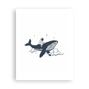 Affiche - Poster - Aventure spatiale - 40x50 cm