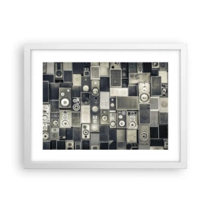 Affiche dans un cadre blanc - Poster - Tout va bien - 40x30 cm