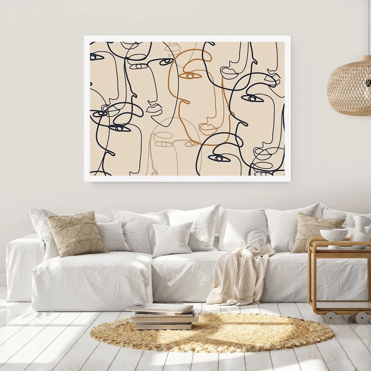 Affiche - Poster - Portrait multiplié - 40x30 cm