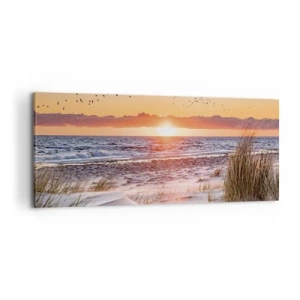 Impression sur toile - Image sur toile - Paysage horizontal - 100x40 cm