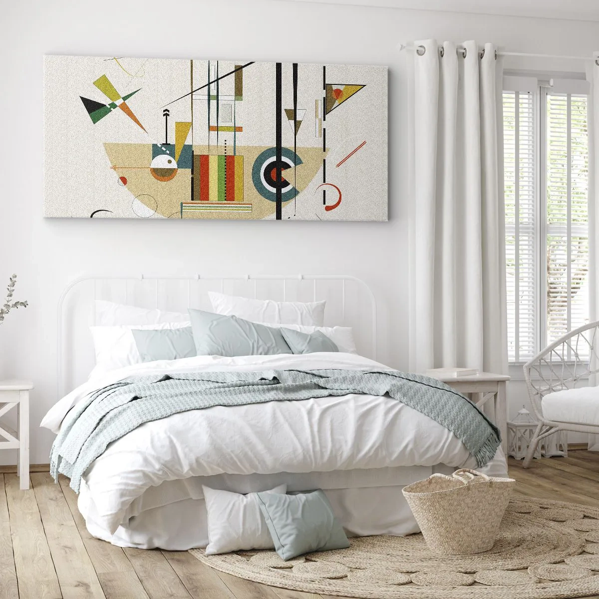 Impression sur toile - Image sur toile - Et le monde s’amuse - 90x30 cm