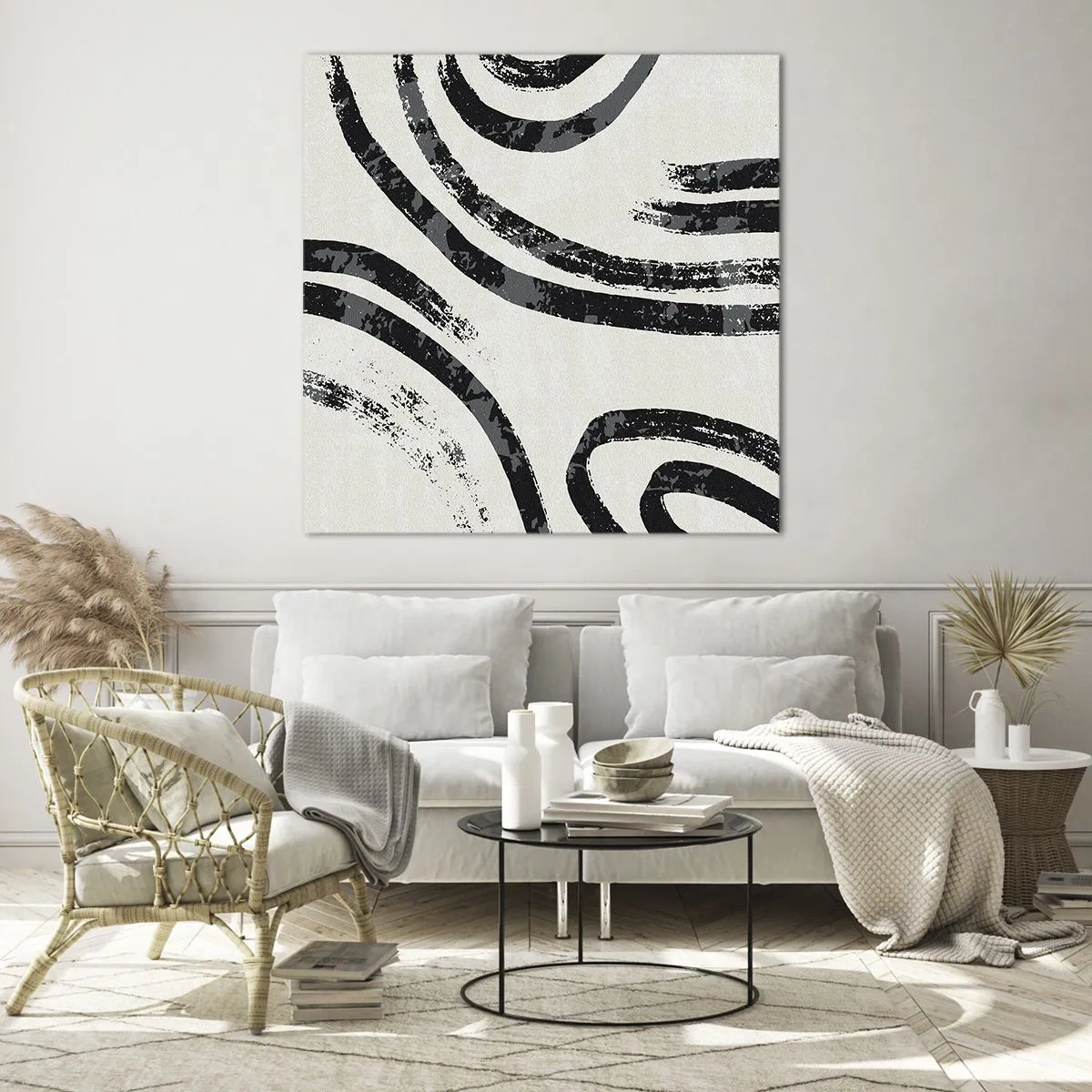 Impression sur verre - Image sur verre - À moitié arrêté - 40x40 cm