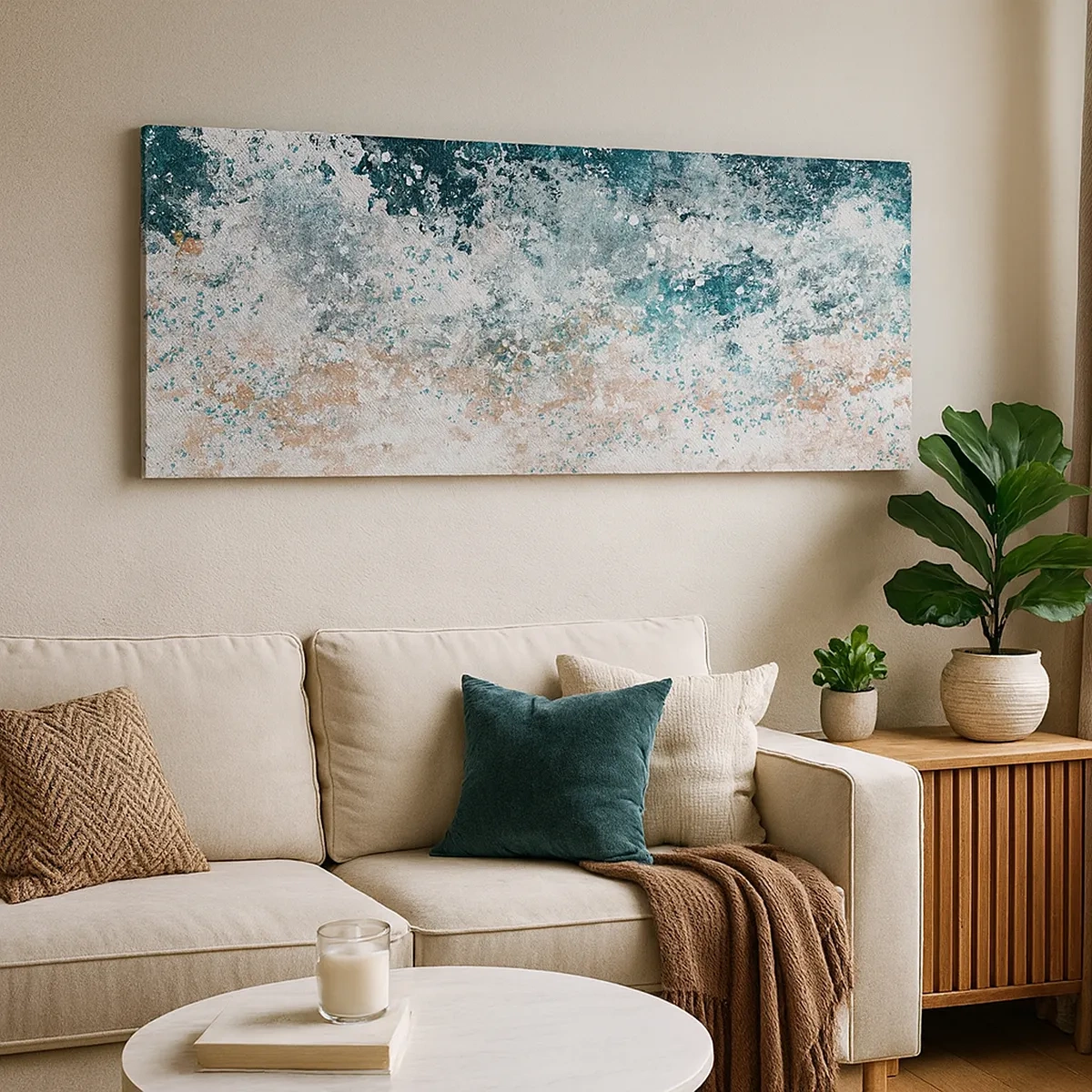 Impression sur toile - Image sur toile - Histoires de la mer - 30x30 cm