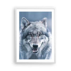 Affiche dans un cadre blanc - Poster - Relèverez-vous le défi ? - 50x70 cm