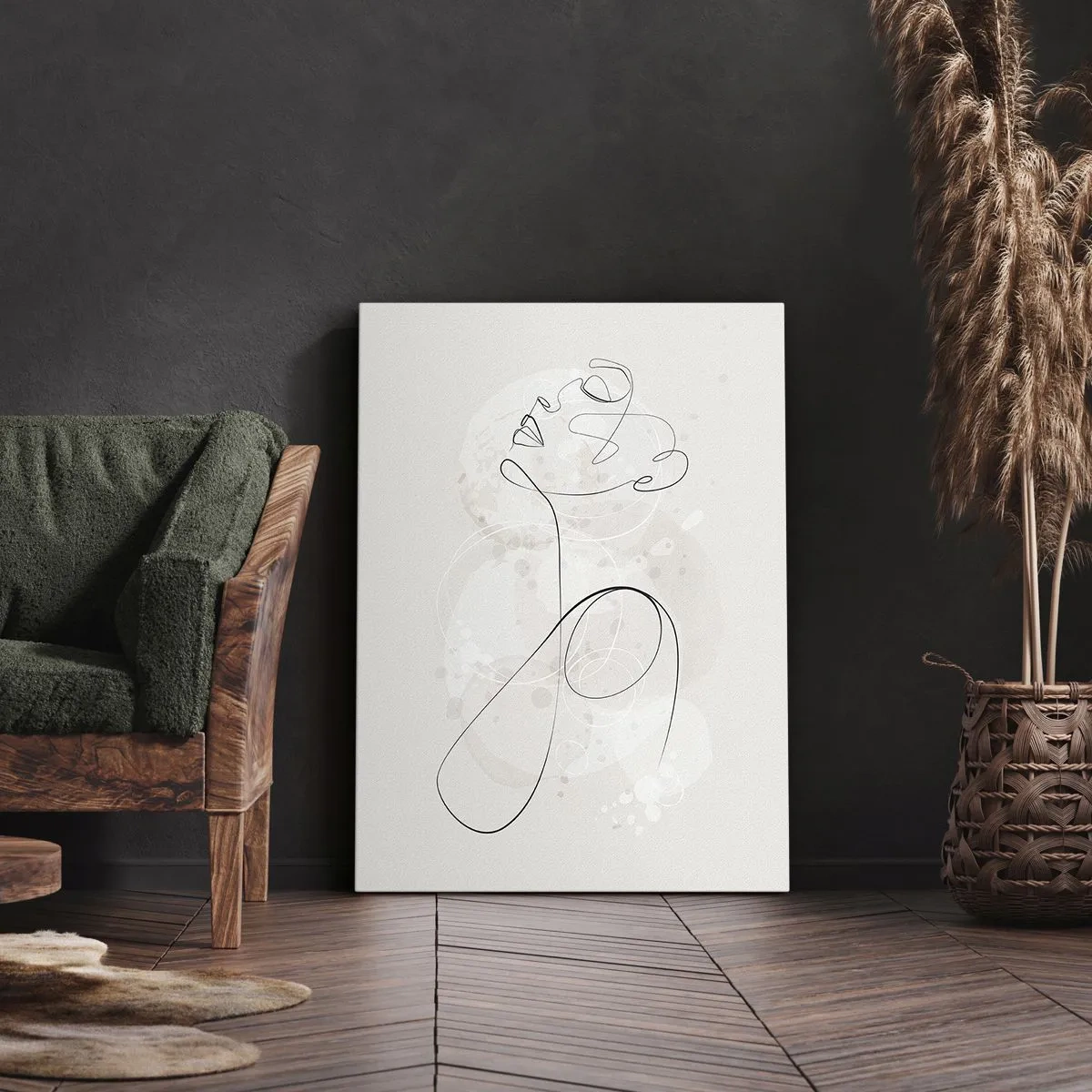 Impression sur toile - Image sur toile - Spirale de beauté - 55x100 cm