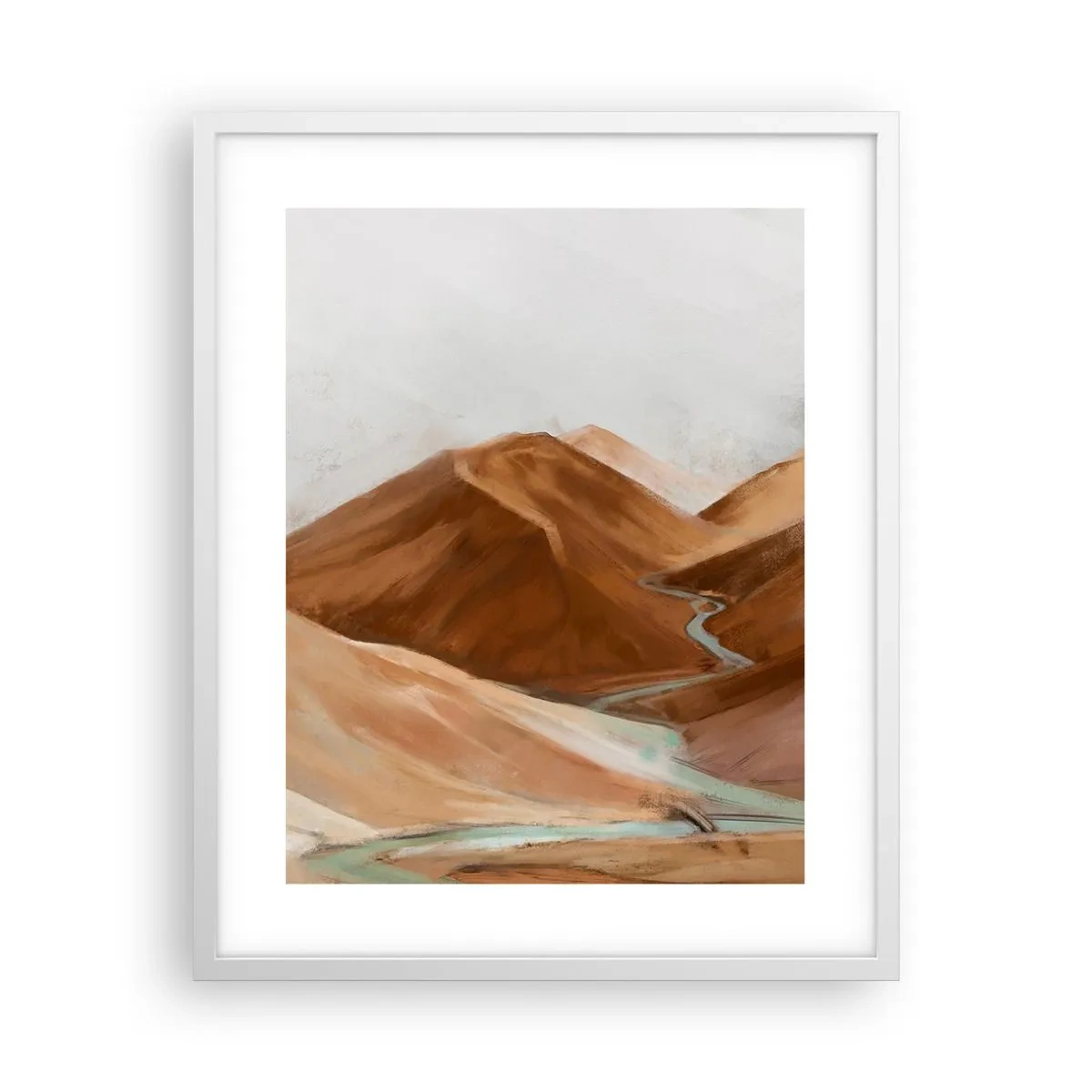 Affiche dans un cadre blanc - Poster - A la source - 40x50 cm