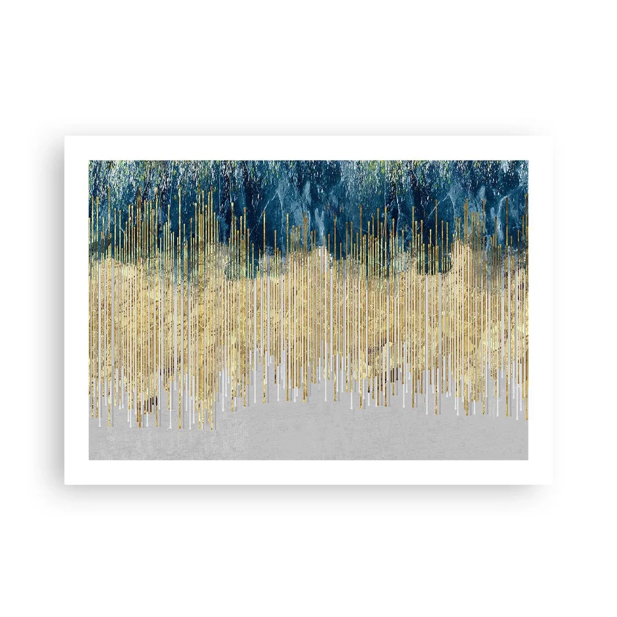 Affiche - Poster - Bordure dorée - 70x50 cm