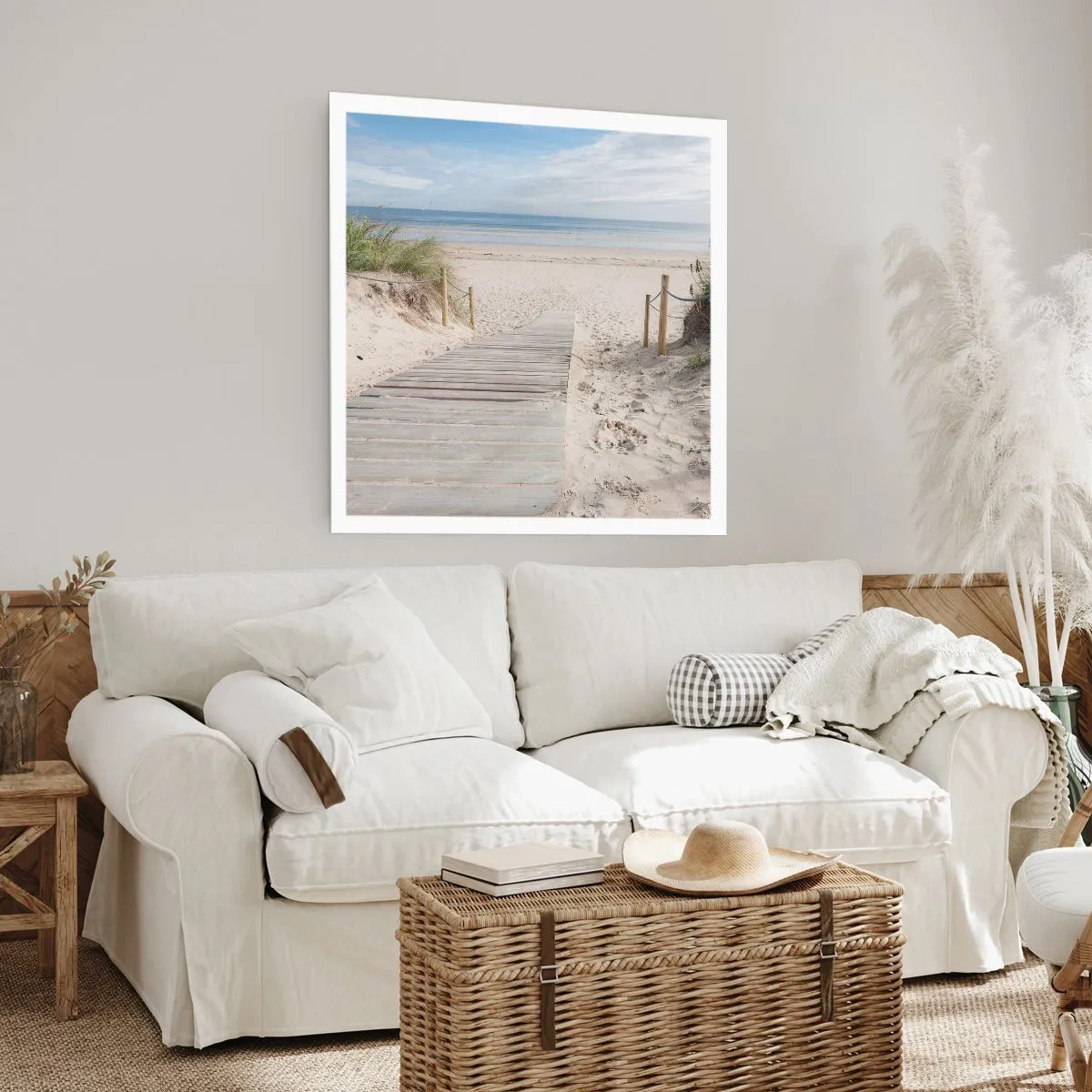 Affiche - Poster - A l'horizon - 60x60 cm