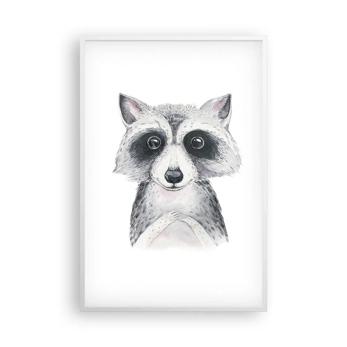 Affiche dans un cadre blanc - Poster - Un moment pour s'émouvoir - 61x91 cm