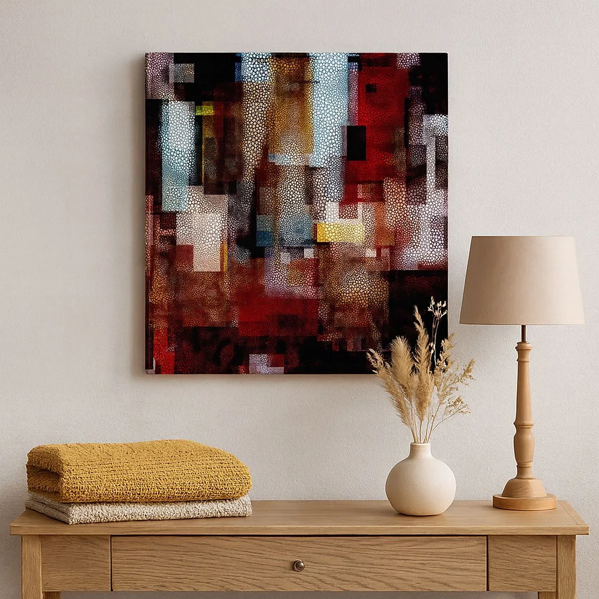 Impression sur toile - Image sur toile - Mélange de confusions - 30x30 cm