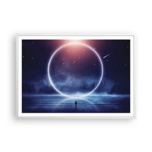 Affiche dans un cadre blanc - Poster - Ils sont déjà là... - 100x70 cm