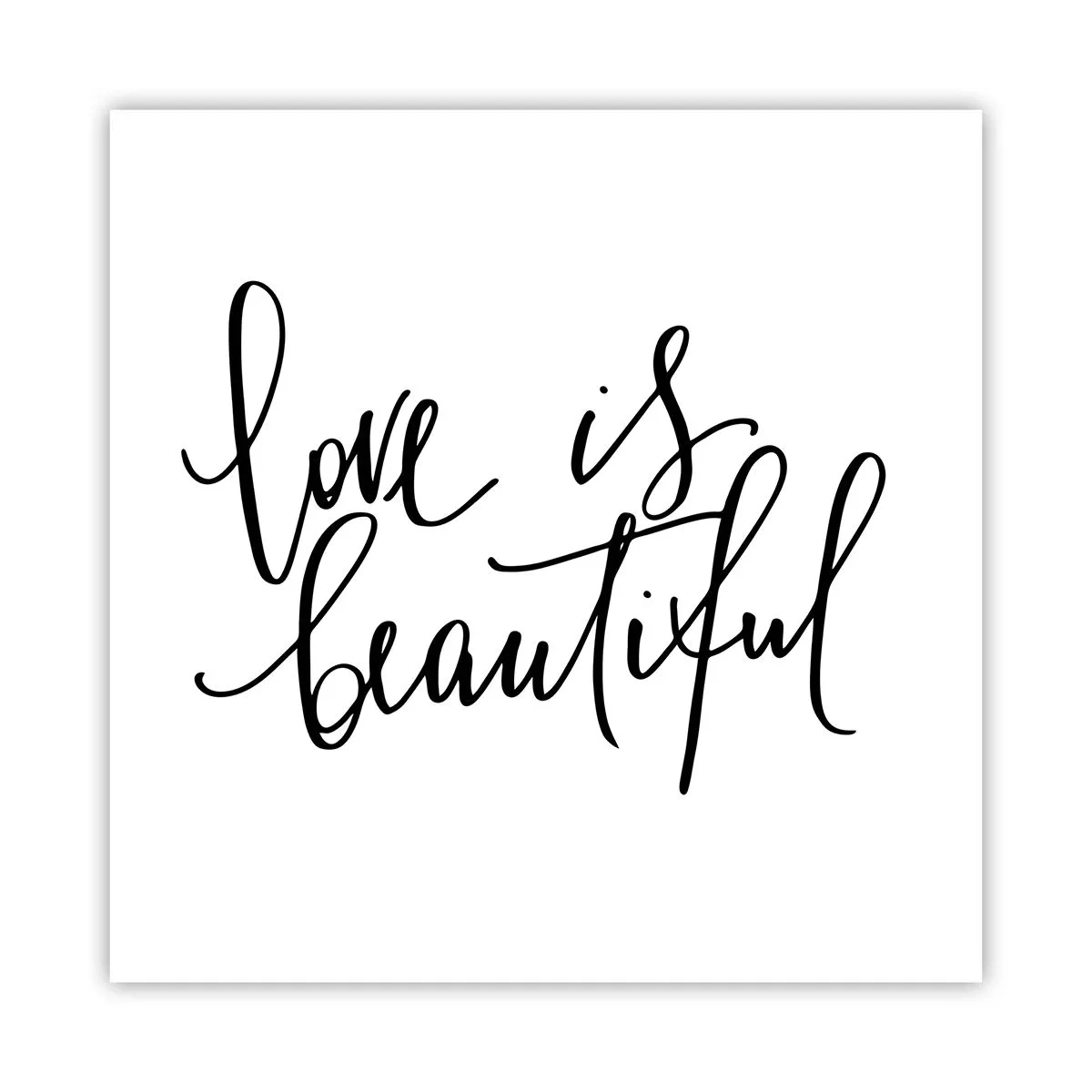 Affiche - Poster - Lire et répéter - 60x60 cm