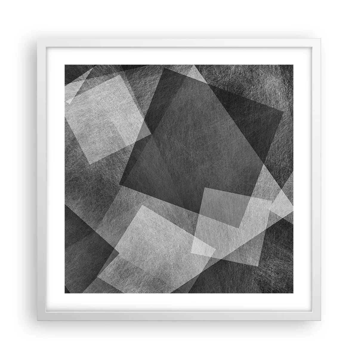 Affiche dans un cadre blanc - Poster - Le symbole éternel de durabilité et d'ordre - 50x50 cm