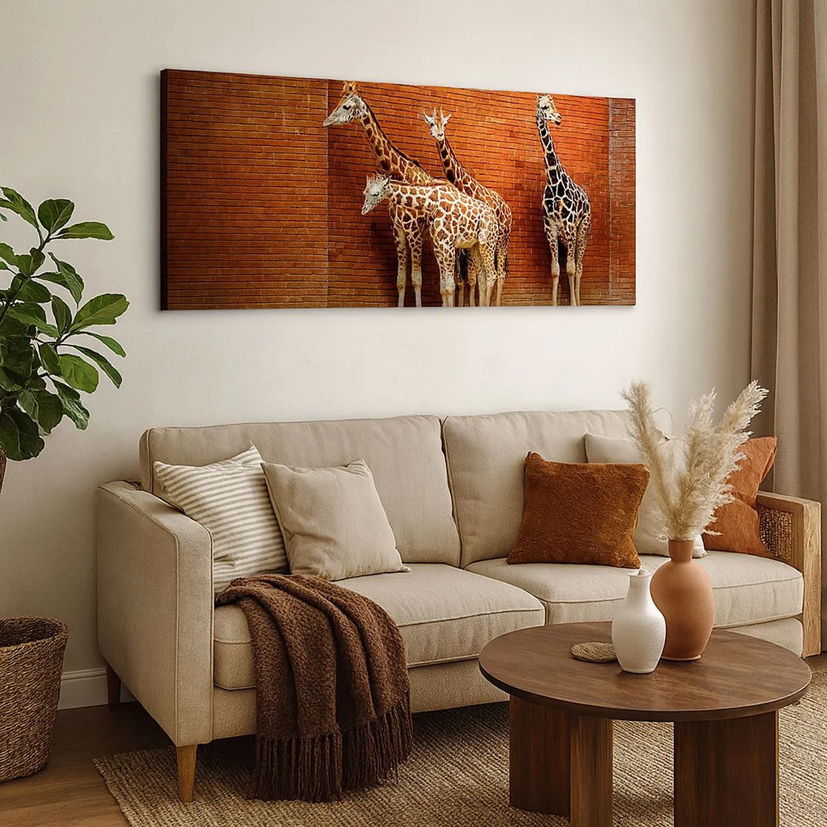 Impression sur toile - Image sur toile - Voyez-vous des acacias ? - 100x40 cm