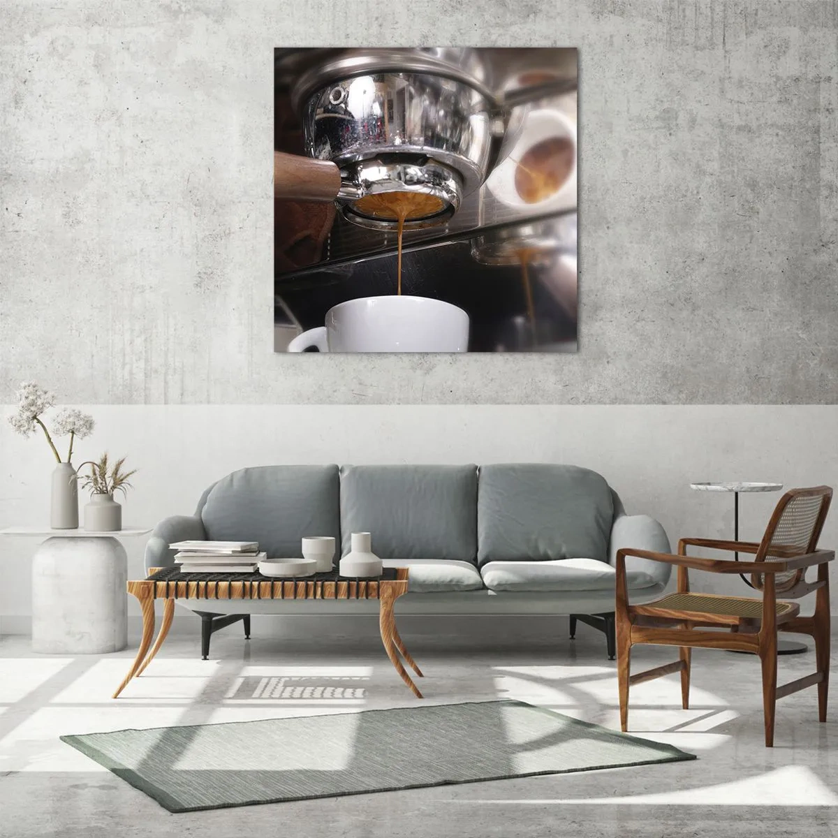 Impression sur verre - Image sur verre - Bon moment de la journée - 50x50 cm