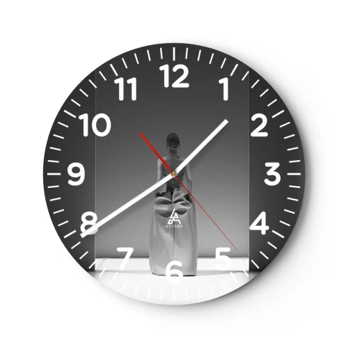 Horloge murale - Pendule murale - Simplicité raffinée - 40x40 cm