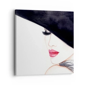 Impression sur toile - Image sur toile - Élégance et sensualité - 30x30 cm