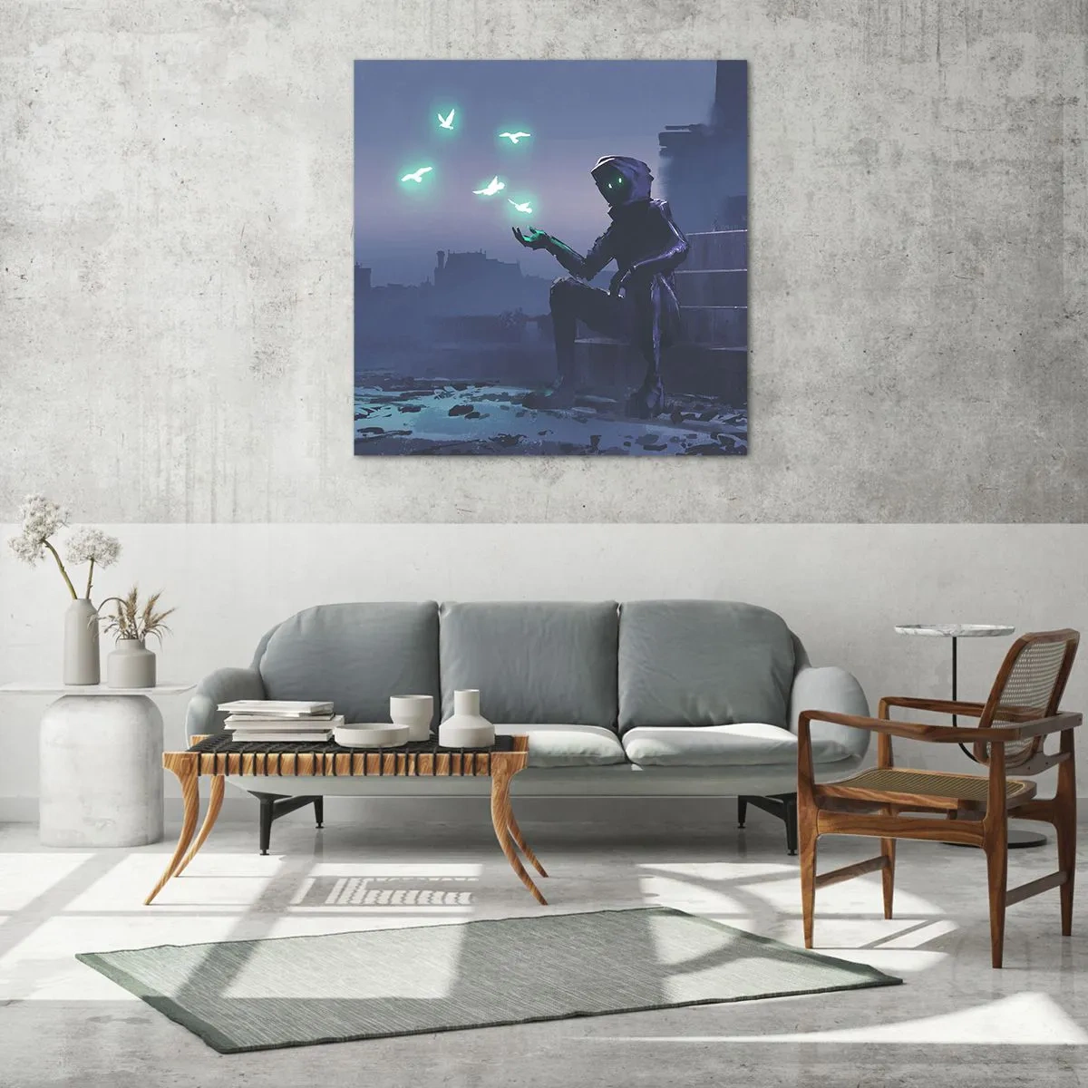 Impression sur verre - Image sur verre - La vie reviendra - 30x30 cm