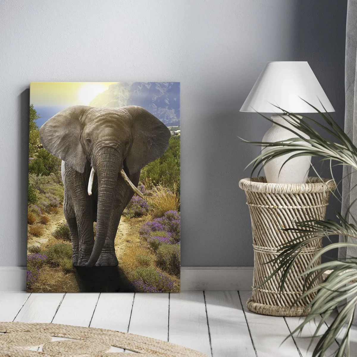 Impression sur toile - Image sur toile - Voilà à quoi ressemblait l'Eden - 55x100 cm