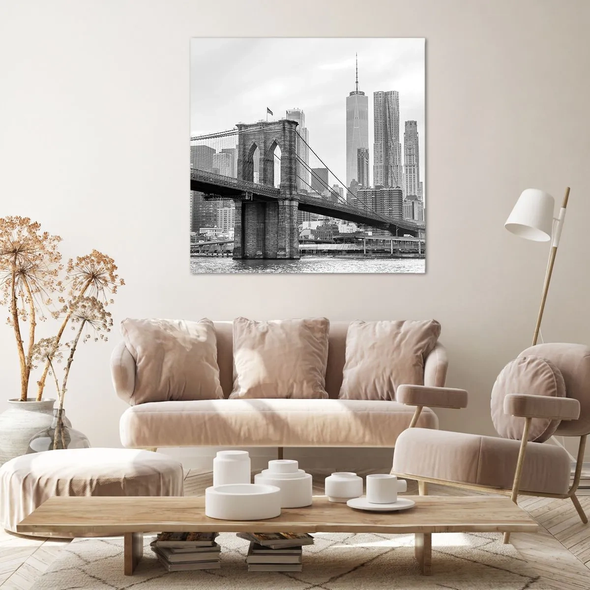 Impression sur toile - Image sur toile - Climat New-Yorkais - 30x30 cm