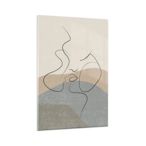 Impression sur verre - Image sur verre - Comme un coup de pinceau - 80x120 cm