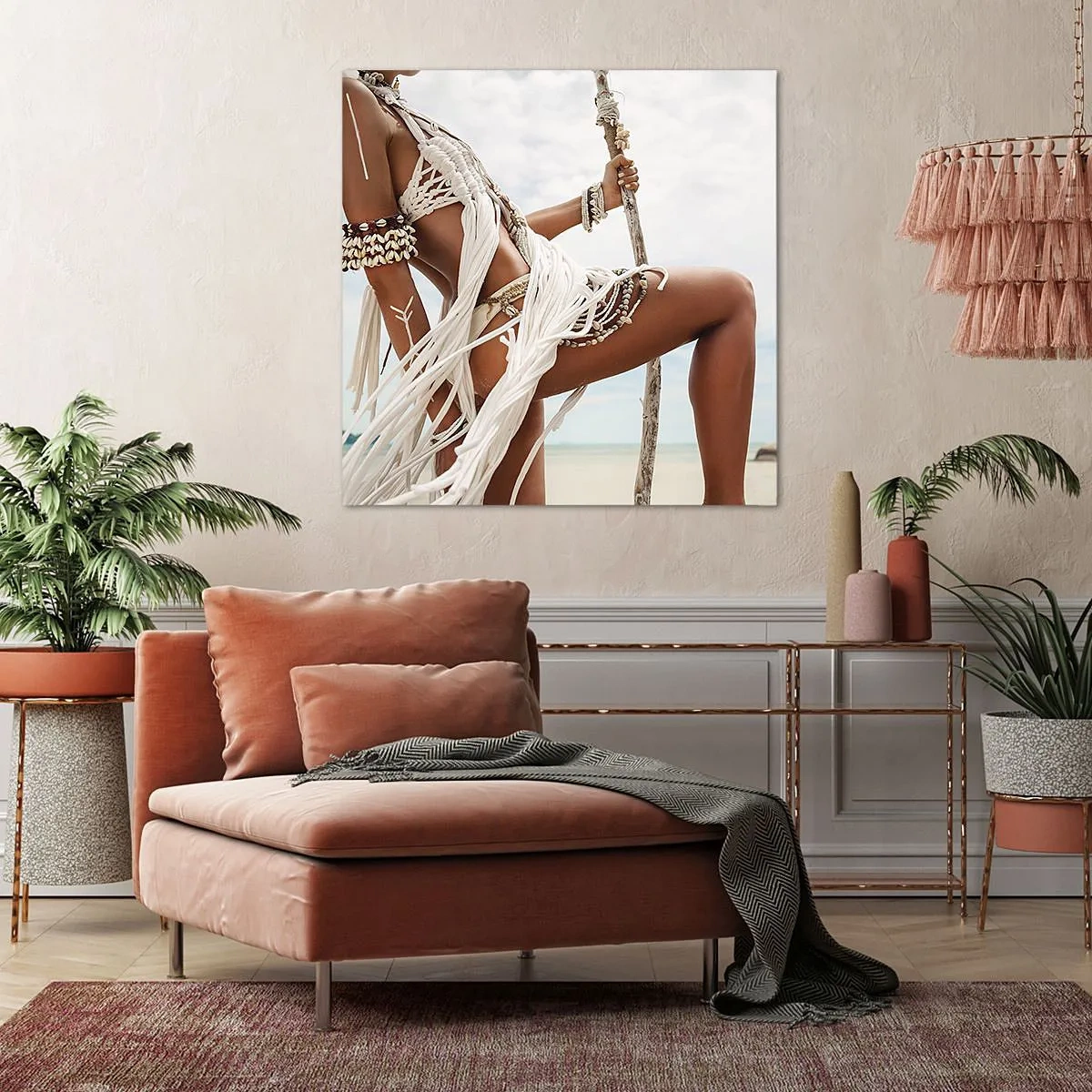 Impression sur toile - Image sur toile - Prêtresse du soleil - 30x30 cm