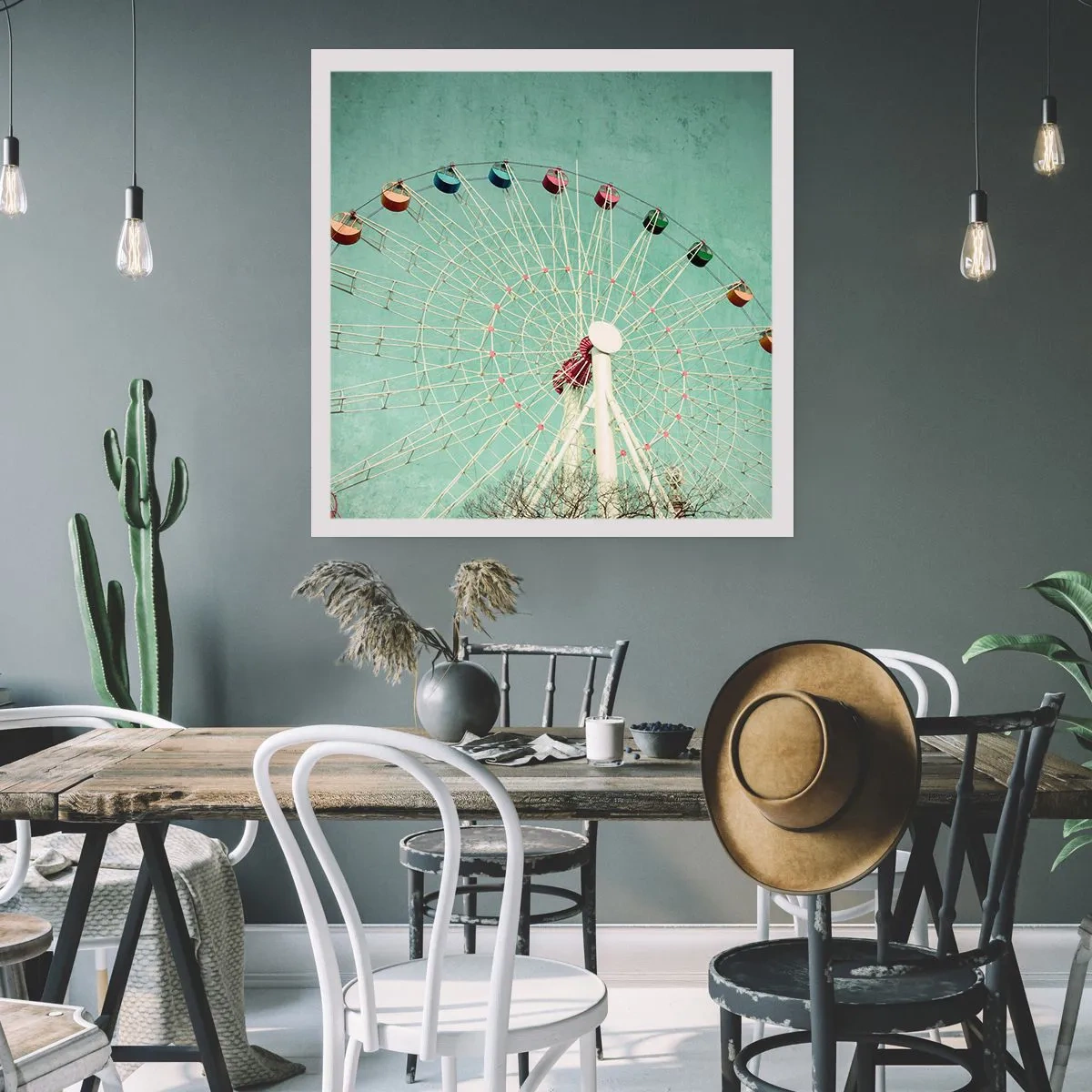 Affiche - Poster - Nous vous invitons à vous amuser - 40x40 cm