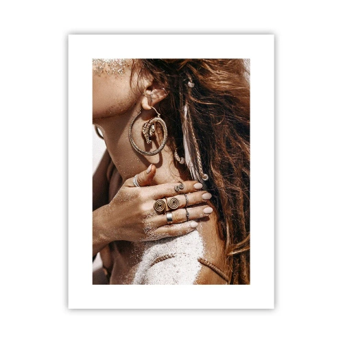 Affiche - Poster - Reine des plages sauvages - 30x40 cm