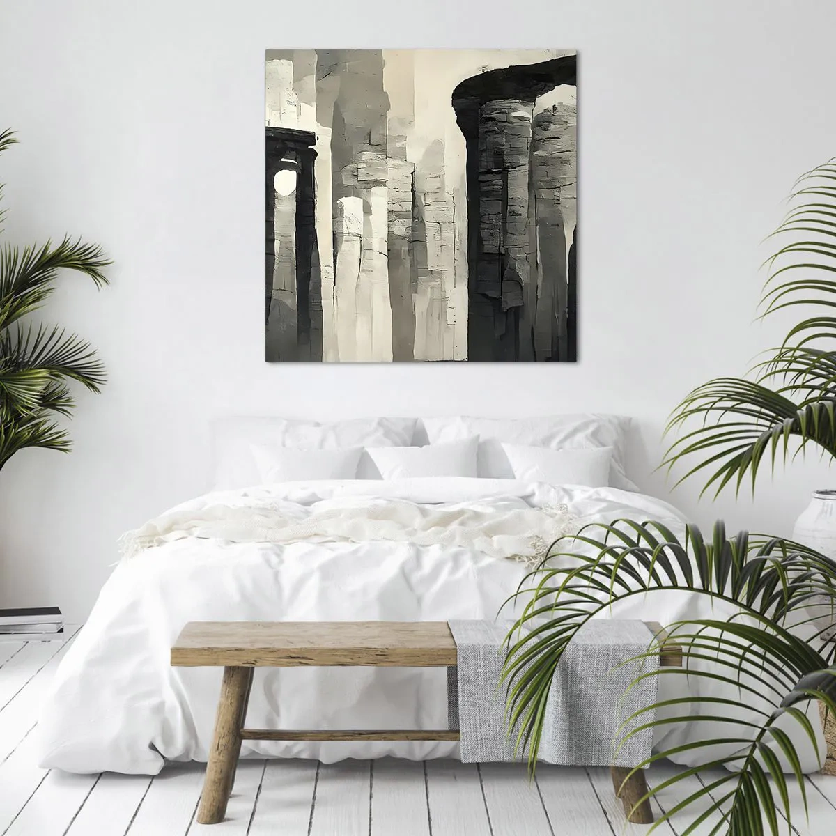 Impression sur toile - Image sur toile - La majesté de l'Antiquité - 70x70 cm