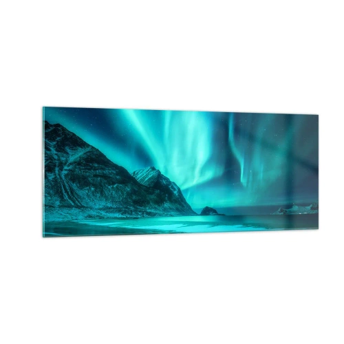 Impression sur verre - Image sur verre - Merveilles du Nord - 100x40 cm