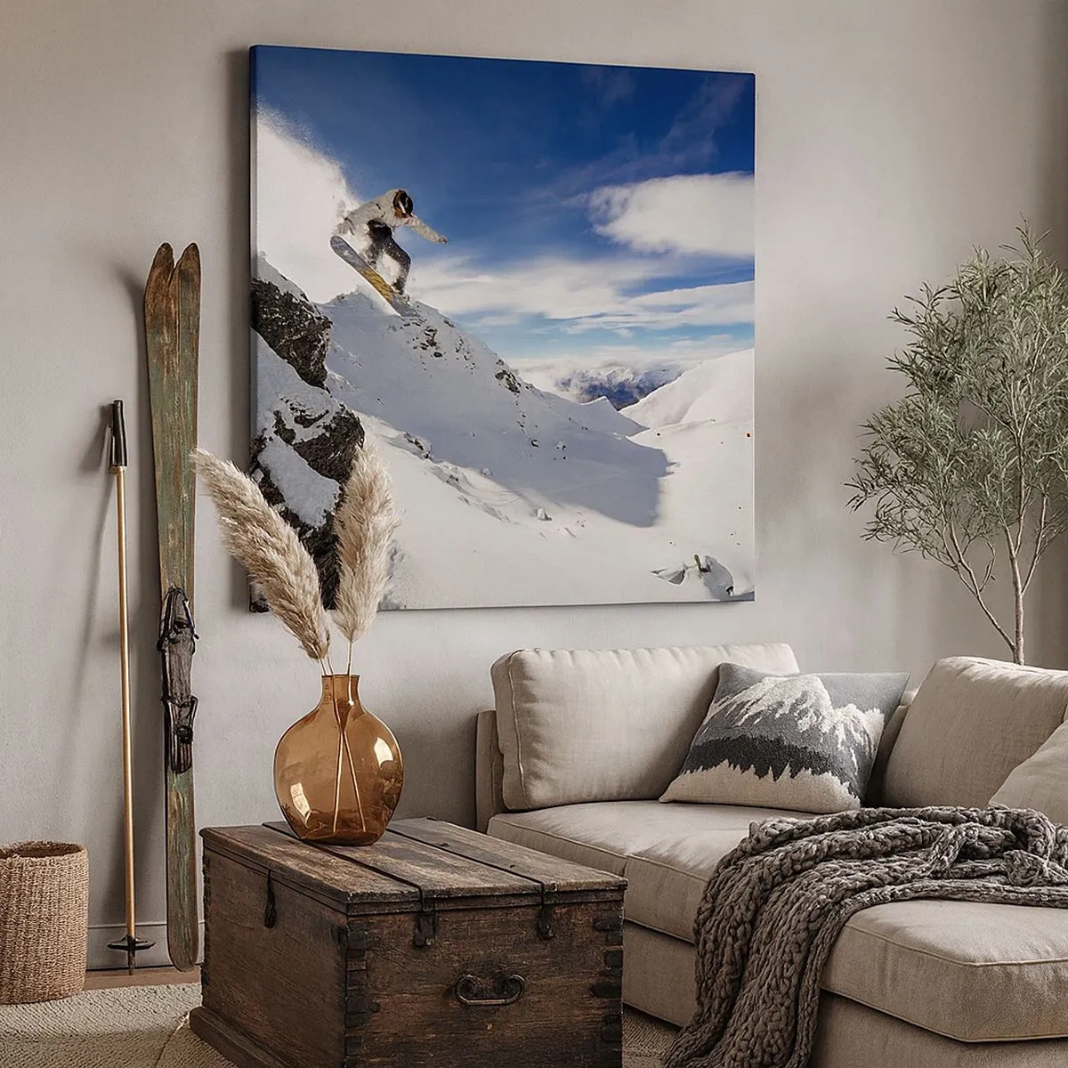 Impression sur toile - Image sur toile - Liberté sans limite - 30x30 cm