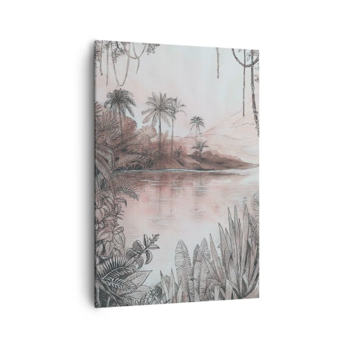 Impression sur toile - Image sur toile - Journal d'un explorateur du XIXe siècle - 70x100 cm