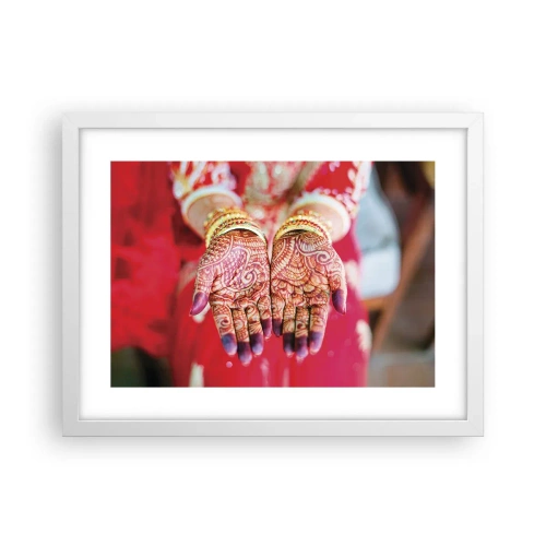 Affiche dans un cadre blanc - Poster - Prêt à saisir votre chance - 40x30 cm