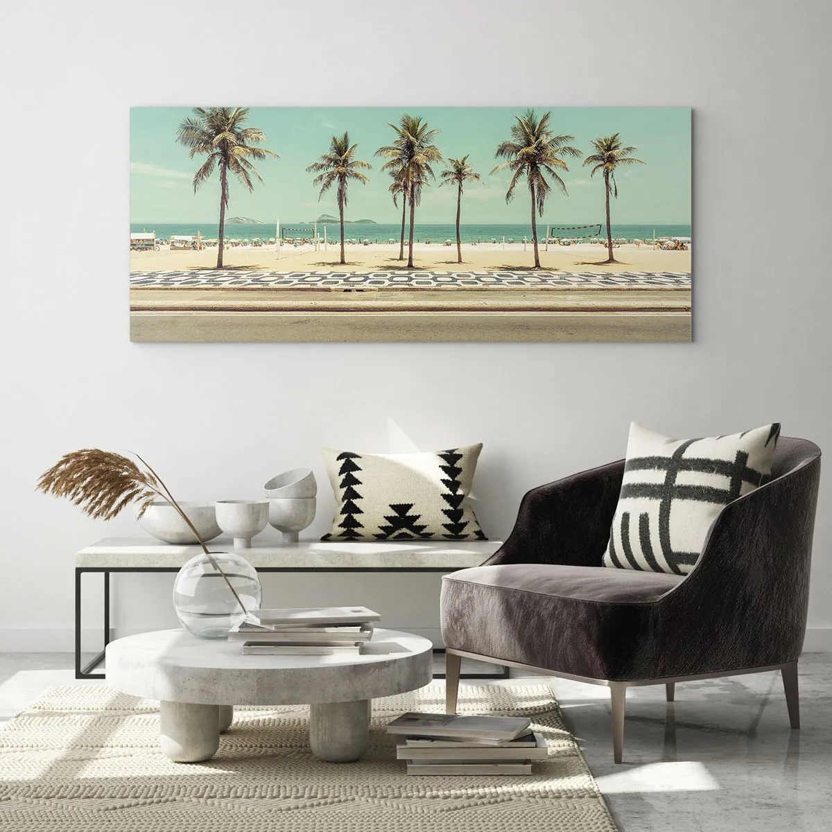 Impression sur verre - Image sur verre - Gardien de plage - 100x40 cm