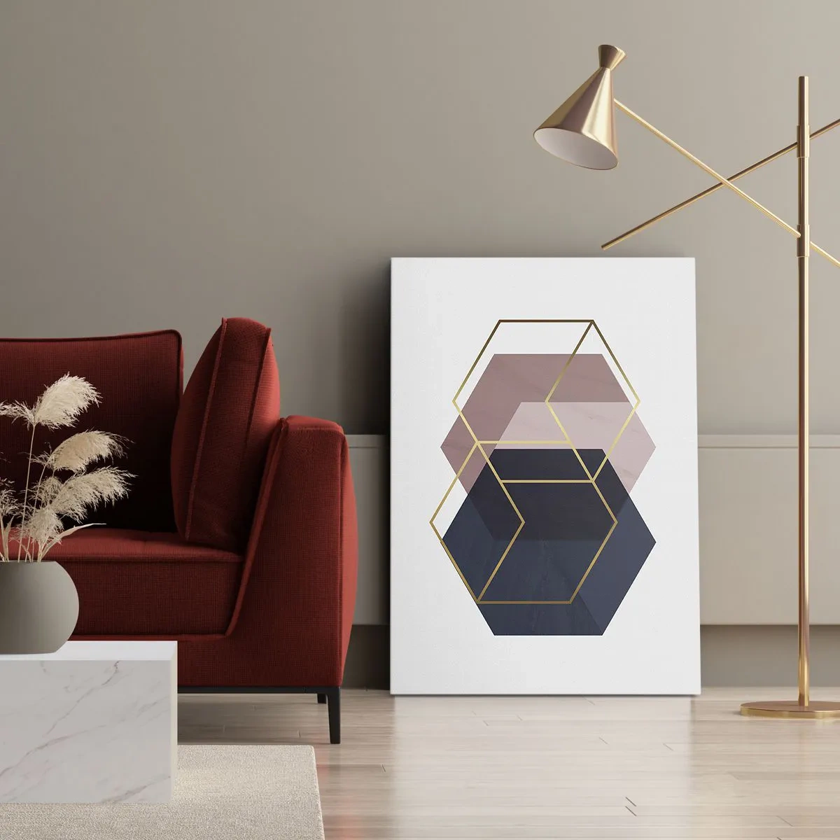 Impression sur toile - Image sur toile - Le pouvoir de la simplicité - 65x120 cm