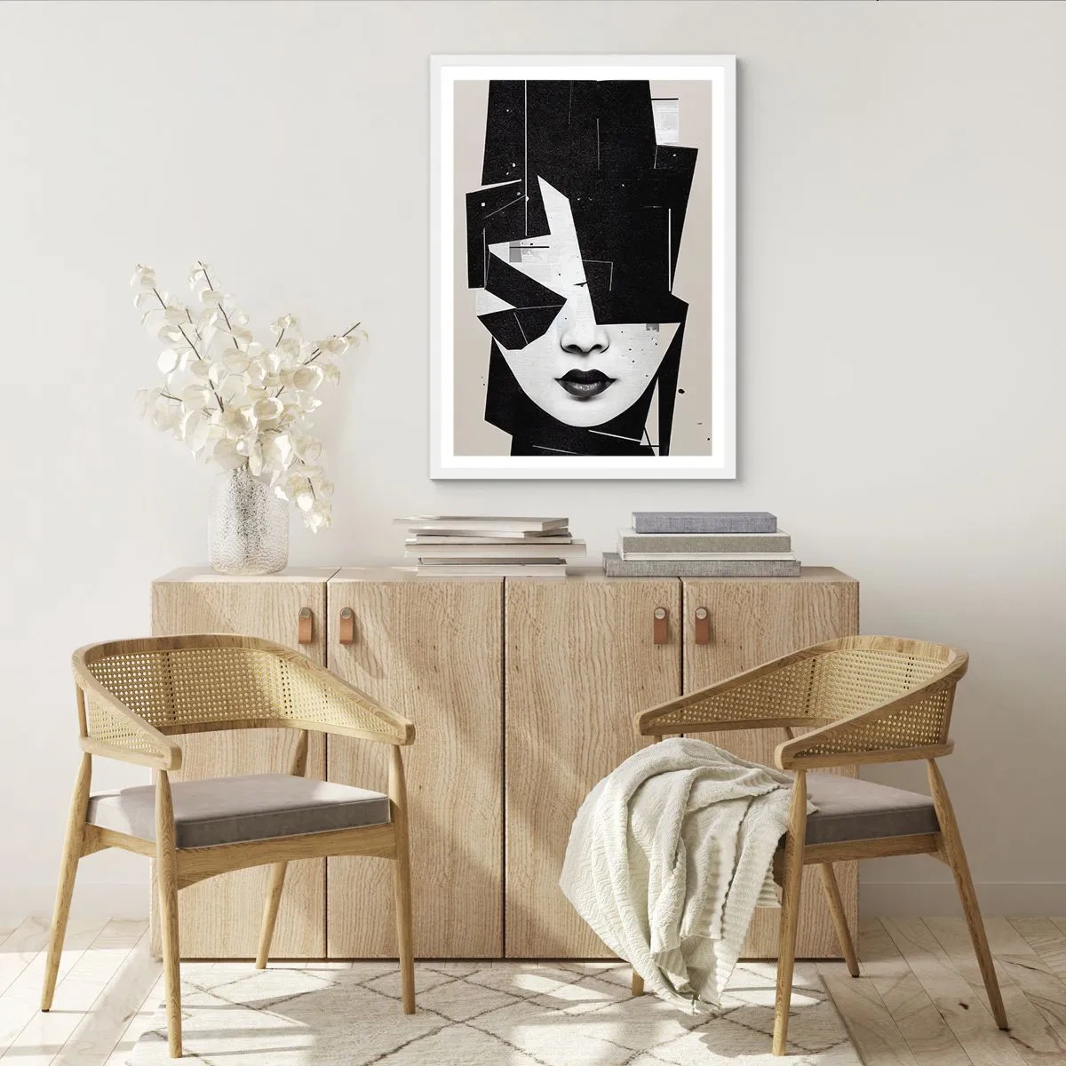 Affiche dans un cadre blanc - Poster - Profondément caché - 30x40 cm