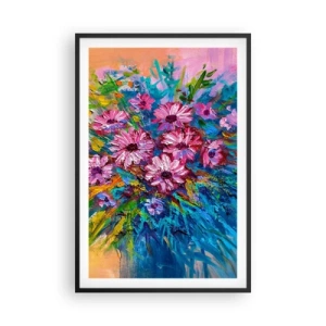 Affiche dans un cadre noir - Poster - Énergie de la vie - 61x91 cm