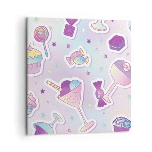 Impression sur toile - Image sur toile - Pour que tous les jours soit un anniversaire - 60x60 cm