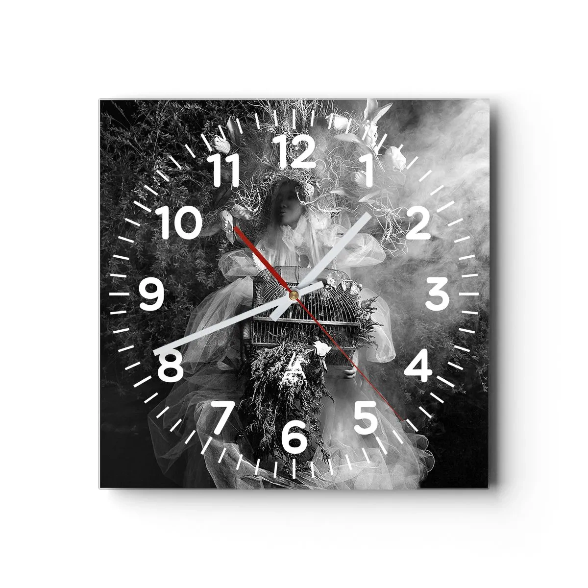 Horloge murale - Pendule murale - Tout simplement Mère Nature - 40x40 cm
